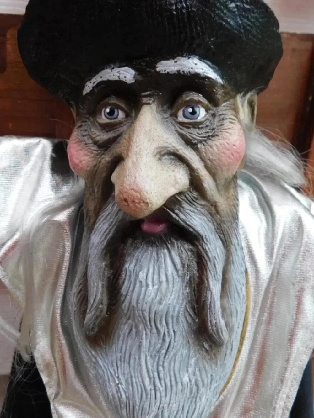 Monster Mansion Halloween Wizard Latex Hanging Puppet Collegeville 21